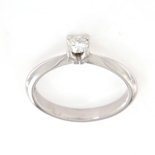 Anello solitario diamanti ct0,19 Sinesi