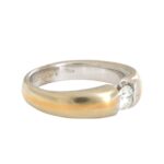 Anello Solitario Diamanti Oro Crivelli - immagine 3