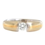 Anello Solitario Diamanti Oro Crivelli - immagine 6