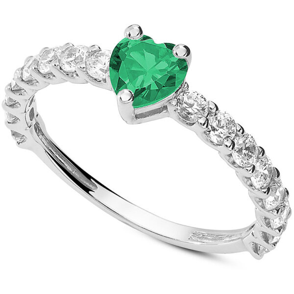 Anello Cuore Zirconi Ambrosia AAZ098