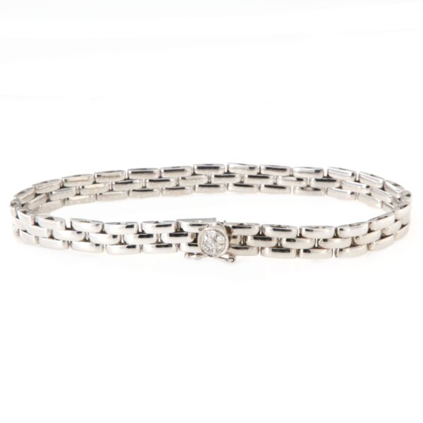 Bracciale Oro Bianco Diamanti Fope 54B BBR