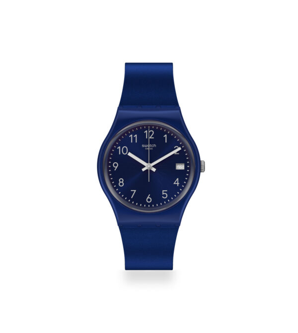 Orologio Solo Tempo Swatch Silver in Blue GN416 - immagine 3