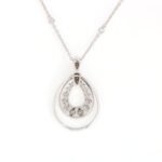 Collier Girogola Pendente Goccia Diamanti Crivelli - immagine 4