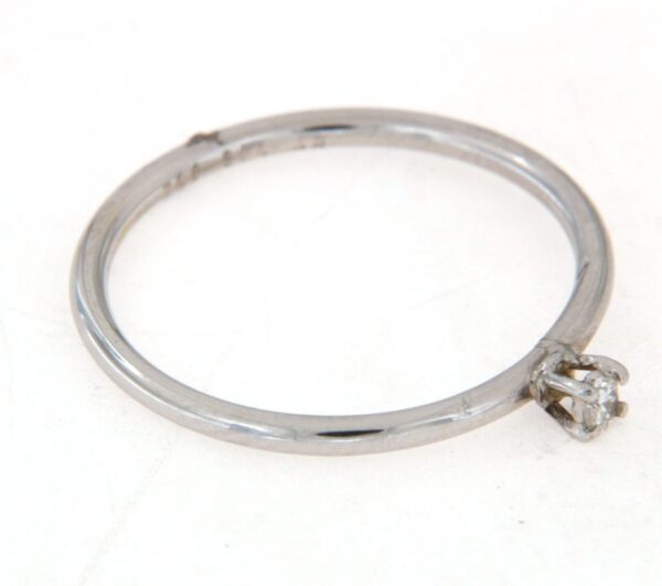 Anello solitario diamante ct0,04 Crivelli - immagine 4