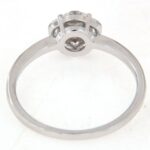 Anello moretta diamanti brillante navette Crivelli - immagine 2