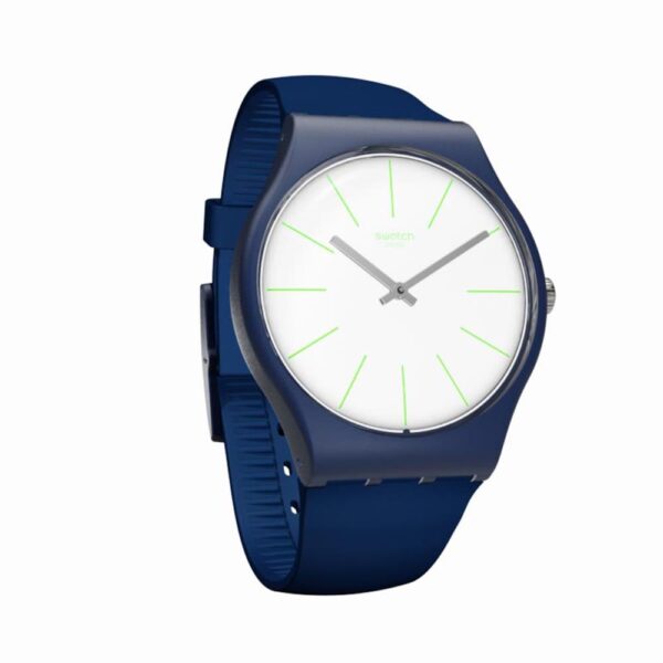 Orologio solo tempo uomo Swatch Bluesounds SUON127 - immagine 4