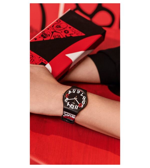 Orologio Swatch Club 30 And Ticking SUOZ322 - immagine 4
