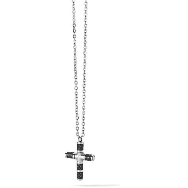 Collana Croce Uomo Comete Texture UGL681