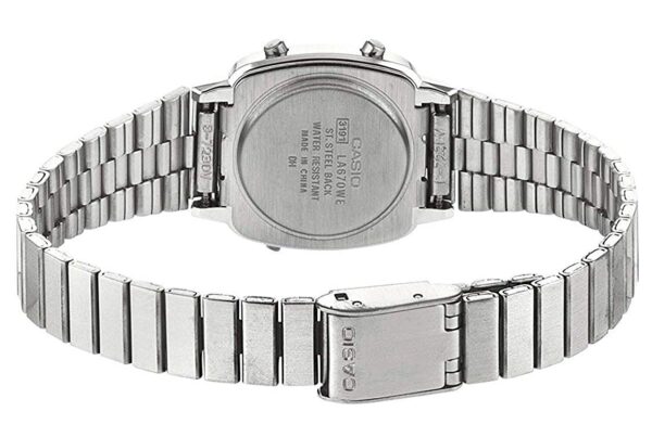 Orologio acciaio digitale Casio LA670WEA-1EF - immagine 4