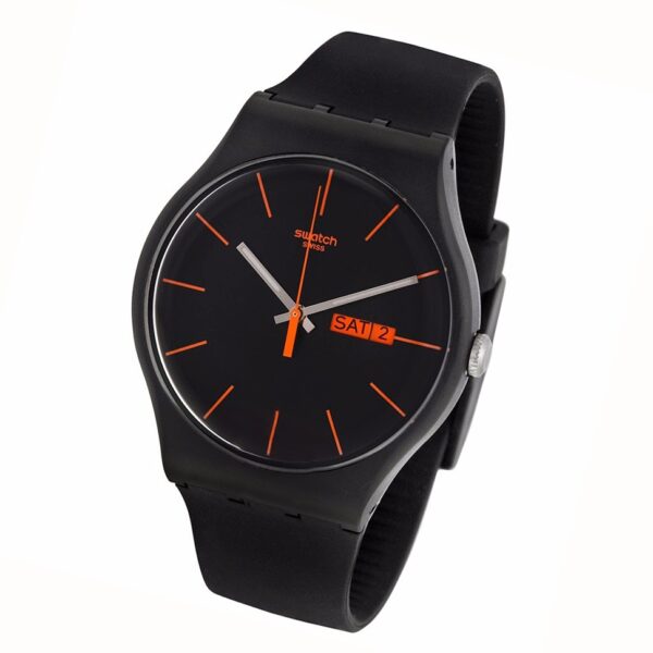 Orologio Uomo Swatch Dark Rebel SUOB704 - immagine 4
