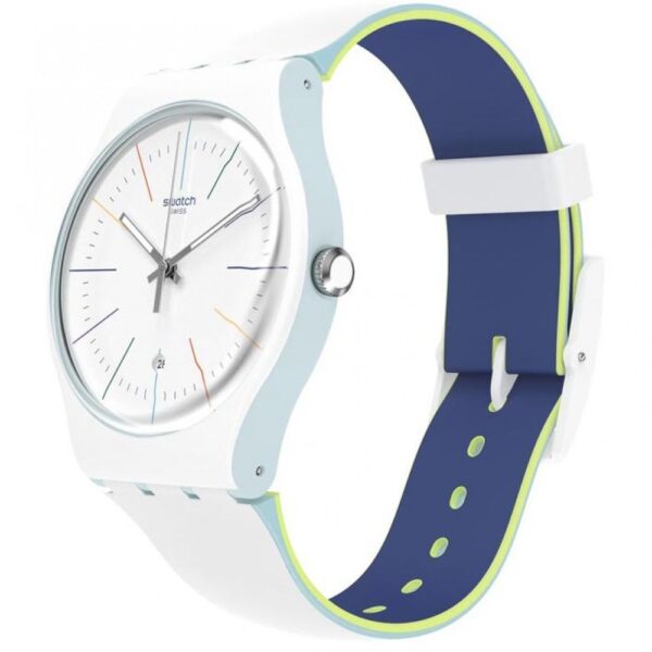 Orologio Solo Tempo Swatch White Layered SUOS404 - immagine 4