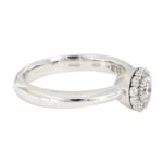 Anello Moretta Oro Bianco Diamanti Crivelli - immagine 4