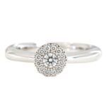 Anello Moretta Oro Bianco Diamanti Crivelli - immagine 8