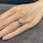 Anello Moretta Oro Bianco Diamanti Crivelli - immagine 3