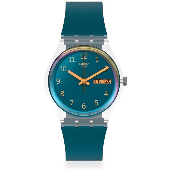 Orologio Solo Tempo Swatch Blue Away GE721