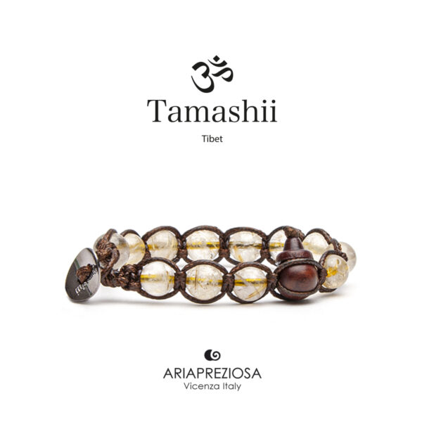 Bracciale Tamashii Gold Rutilated BHS900-251