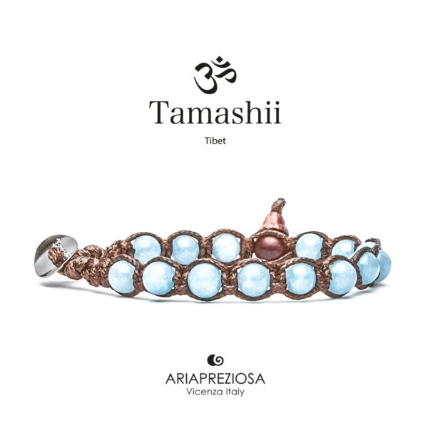 Bracciale Tamashii Giada Sky Blue (6mm) BHS601-196
