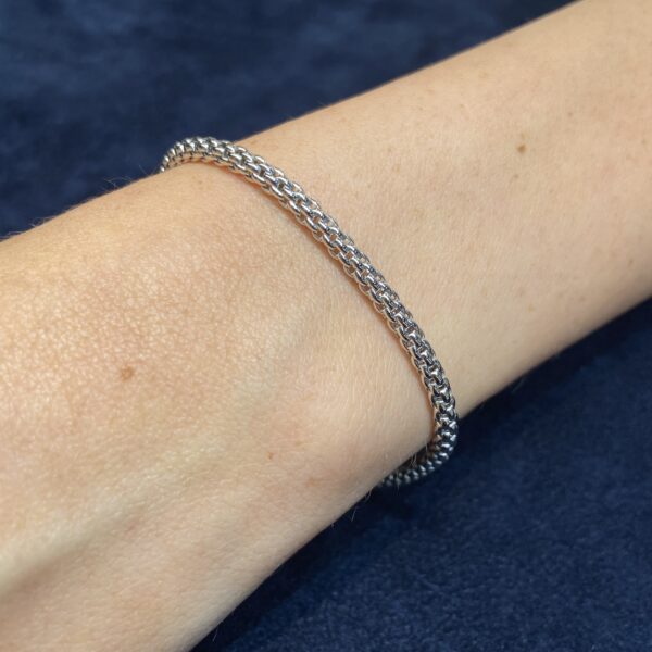 Bracciale Oro Bianco 18 kt Fope Eka - immagine 3