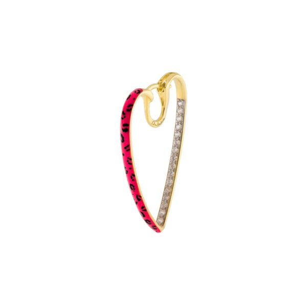 Mono Orecchino Rue des Mille Jungle Tribe Cuore