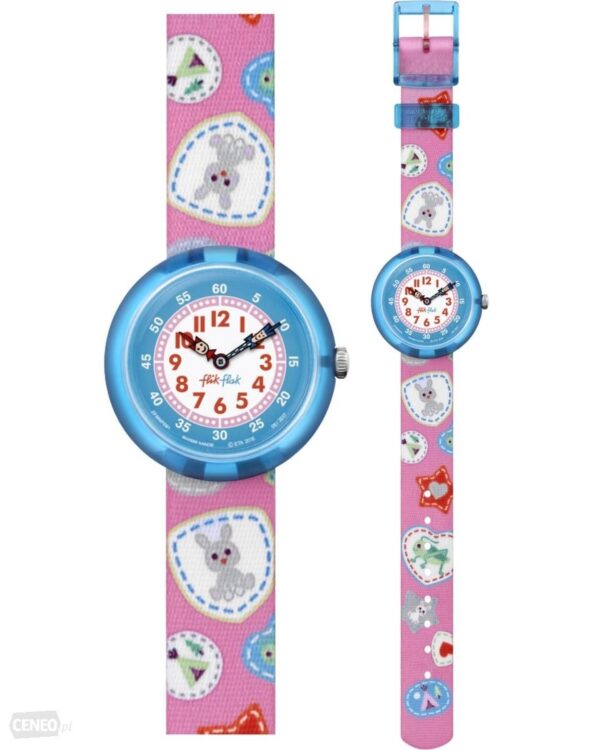 Orologio Flik Flak Camping Badge Pink ZFBNP091 - immagine 3