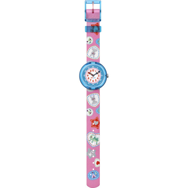 Orologio Flik Flak Camping Badge Pink ZFBNP091