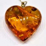 Ciondolo Cuore Ambra - immagine 5