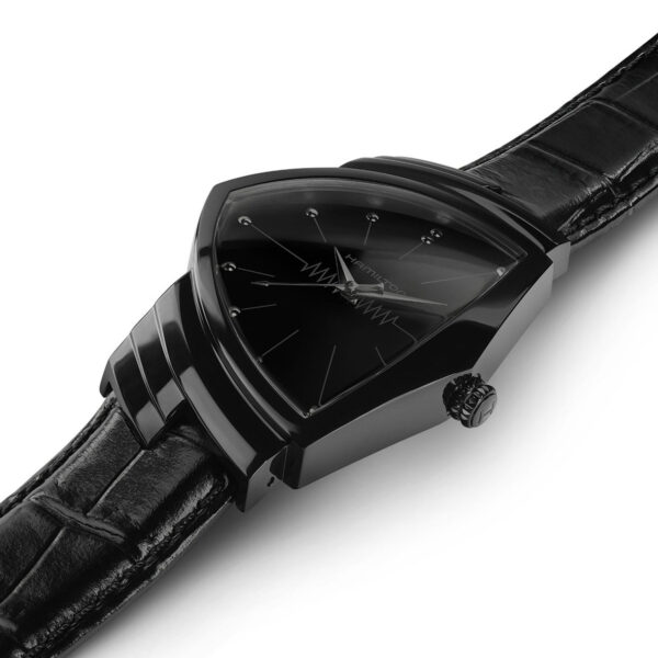 Orologio Hamilton Ventura Quartz Black H24401731 - immagine 5