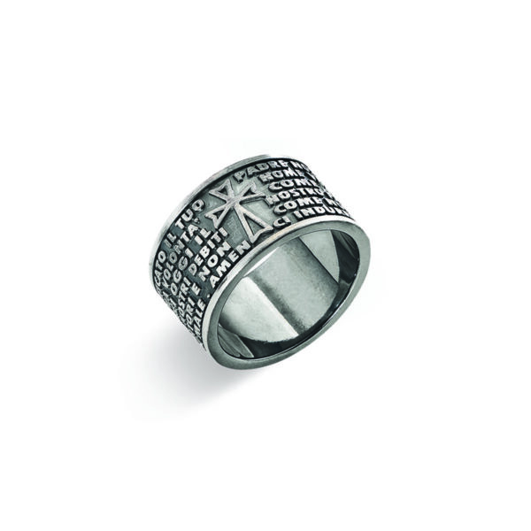 Anello Uomo Padre Nostro Brunito Amen PNB925-26