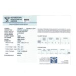 Diamante in Certificato IGI ct.0.08 E VVS1 F5H9879 - immagine 3
