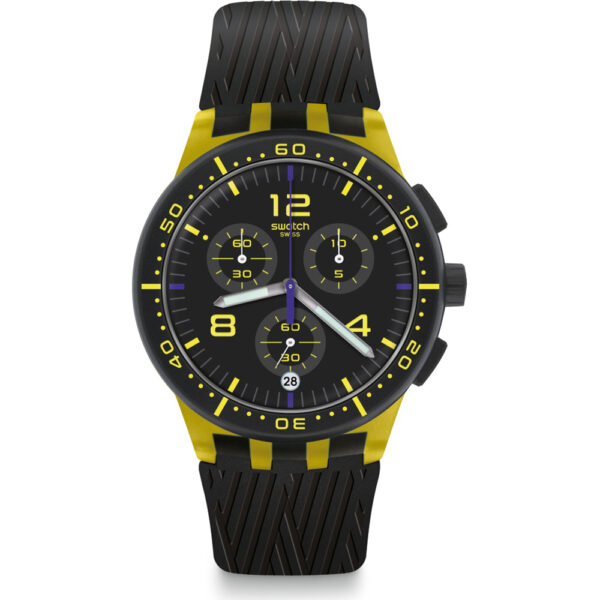 Orologio Cronografo Swatch Yellow Tire SUSJ403