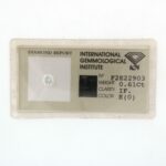 Diamante in Certificato IGI ct 0.61 E IF F2E22903