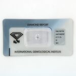 Diamante in Certificato IGI ct 0.71 D SI1  F6C7977