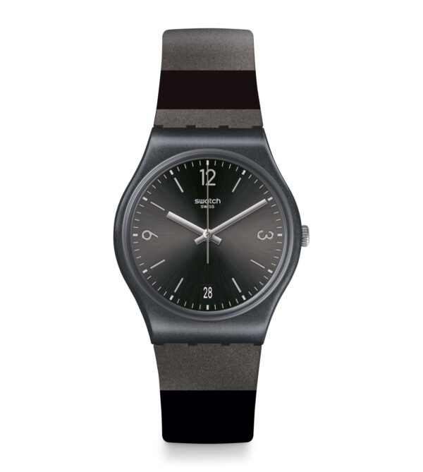 Orologio Solo Tempo Swatch Blackeralda GB430