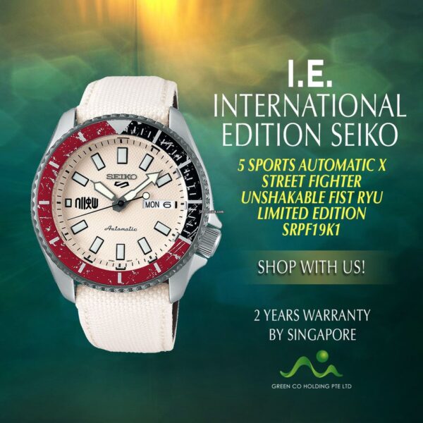 Orologio Seiko 5 Street Fighter Ryu SRPF19K1 - immagine 3