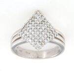 Anello Fascia Pavè Diamanti Crivelli
