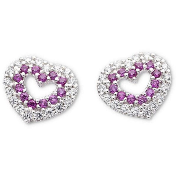 Orecchini Donna Cuore Zirconi Ambrosia AOZ479
