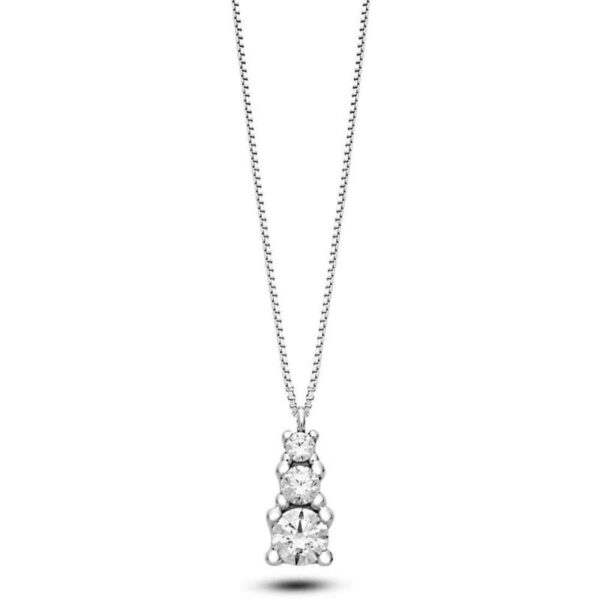 Collana Trilogy Oro Zirconi Ambrosia AGZ330