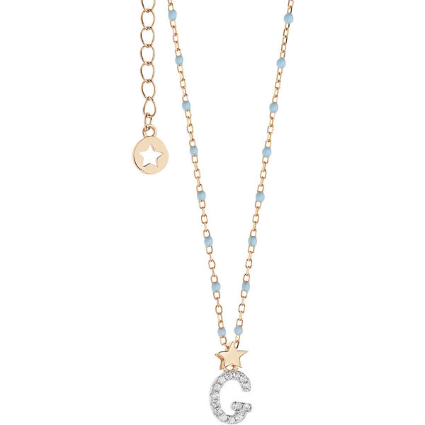 Collana Girogola Stella Lettera G Comete GLA179