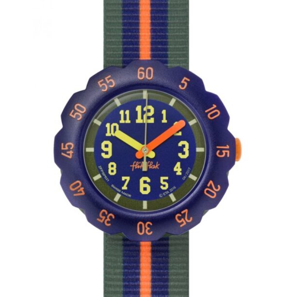 Orologio solo tempo bambino Flik Flak Orange Line