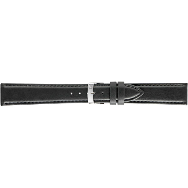 Cinturino in pelle nero Morellato 16 mm