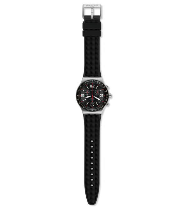 Orologio Cronografo Swatch Very Dark Grid YVS461 - immagine 4