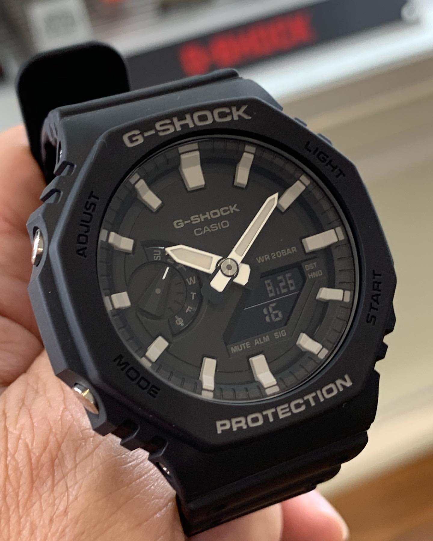Orologio Multifunzione Casio G-Shock GA-2100-1AER - Oroshop