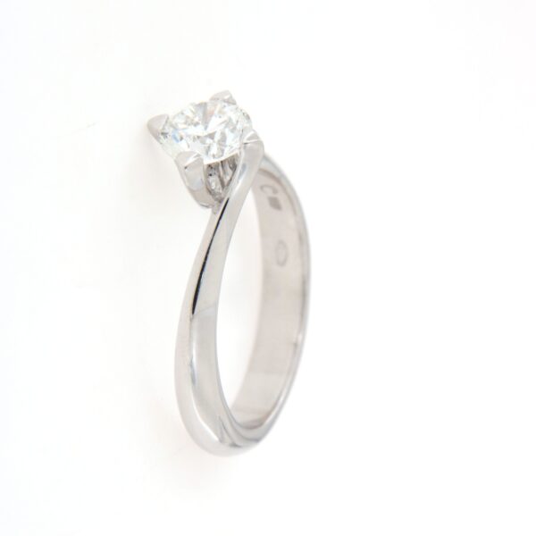 Anello Solitario Diamante Certificato IGI Crivelli - immagine 6