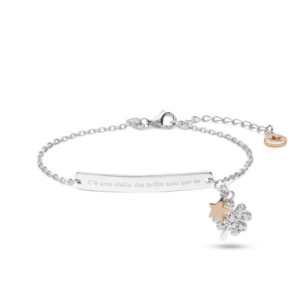 Bracciale Stella Quadrifoglio Comete BRA215