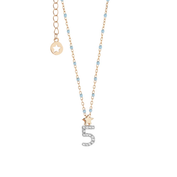 Collana Stella Numero 5 Comete GLA203