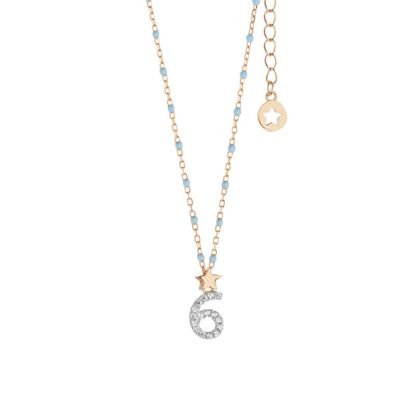 Collana Stella Numero 6 Comete GLA204