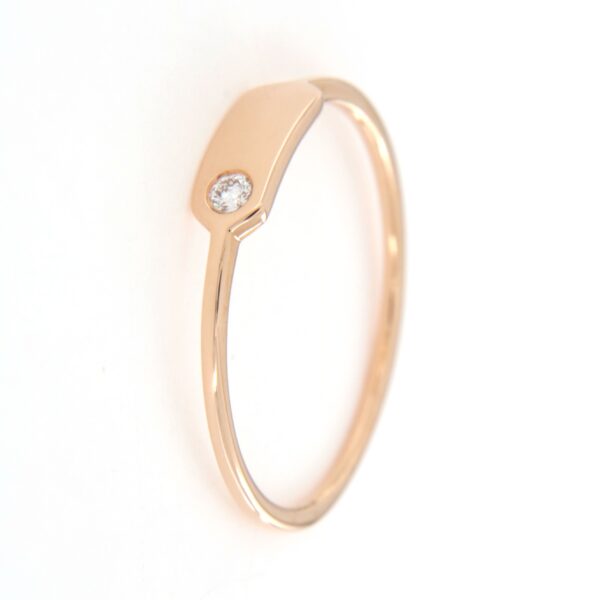 Anello in oro rosa 18 kt Fibbia Larga - immagine 5