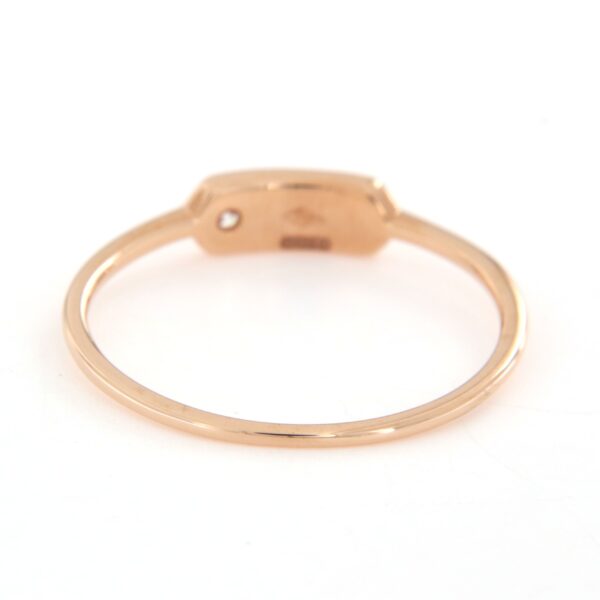 Anello in oro rosa 18 kt Fibbia Larga - immagine 6