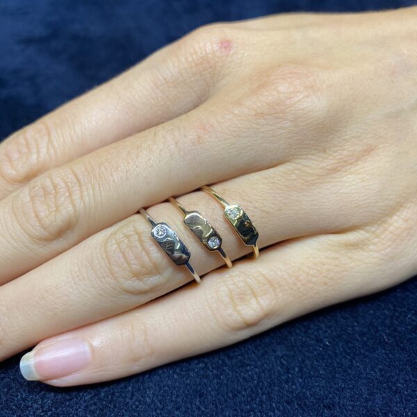 Anello in oro rosa 18 kt Fibbia Larga - immagine 3