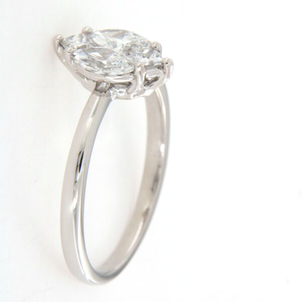 Anello Diamanti Navette Princess Crivelli Oro - immagine 8